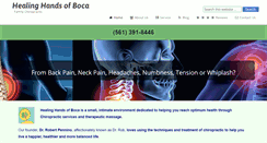 Desktop Screenshot of healinghandsofboca.com