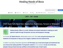 Tablet Screenshot of healinghandsofboca.com